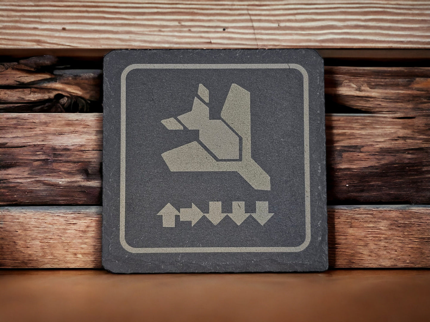 Orbital Strike Slate Coaster Set (5pc) – Serve the Super Earth