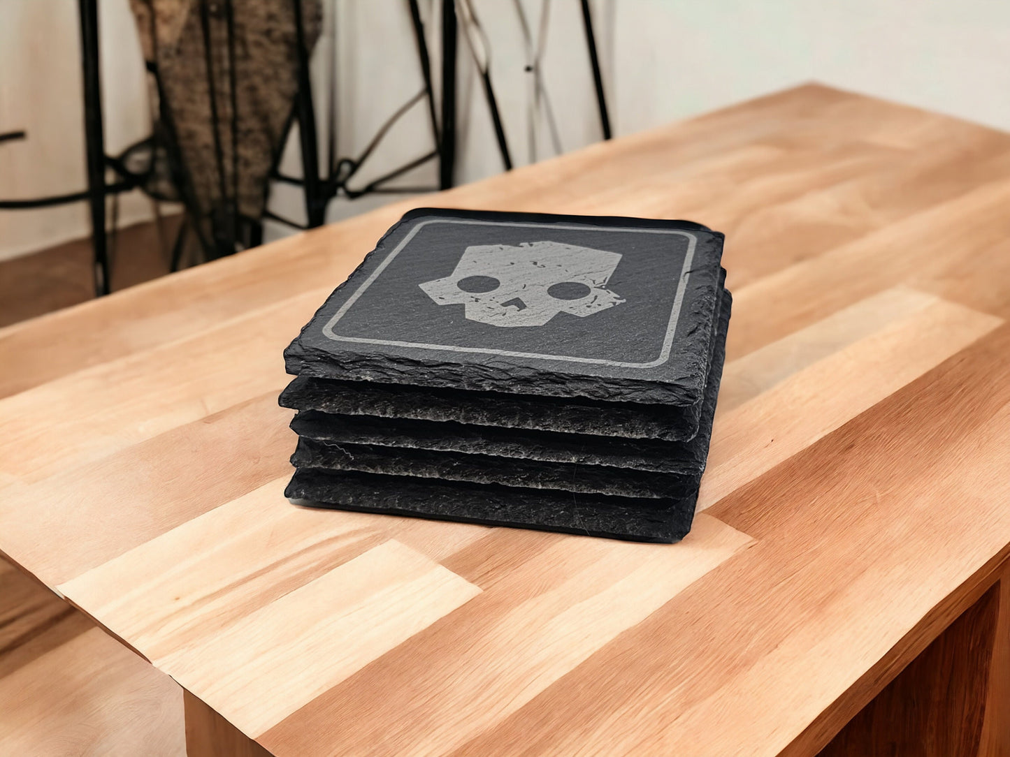 Orbital Strike Slate Coaster Set (5pc) – Serve the Super Earth