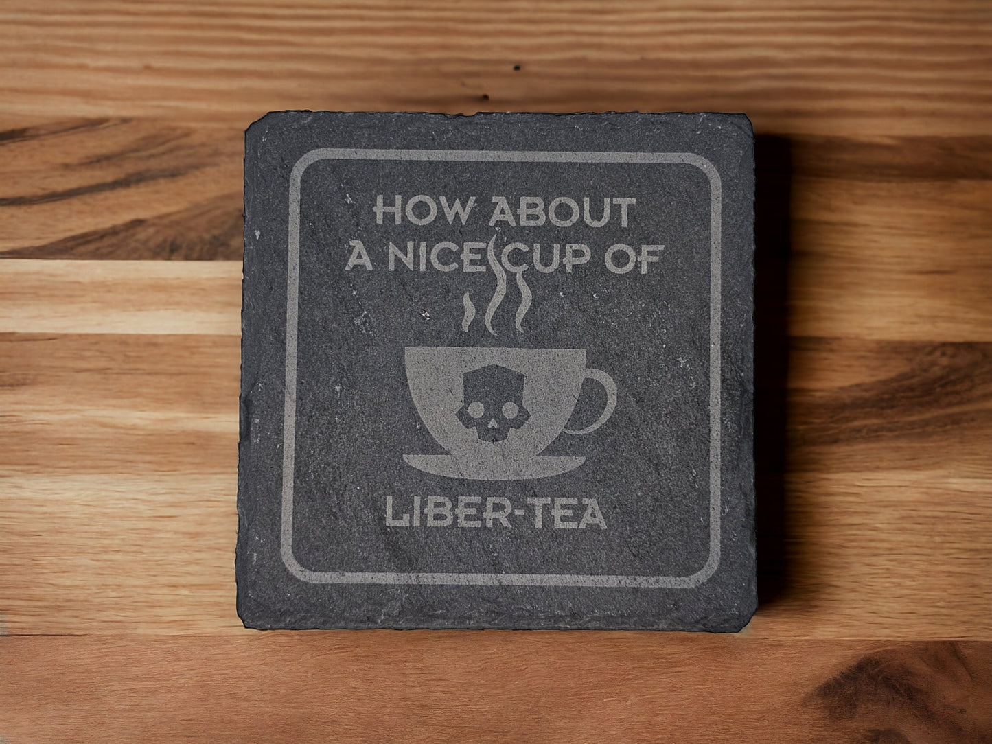 Orbital Strike Slate Coaster Set (5pc) – Serve the Super Earth