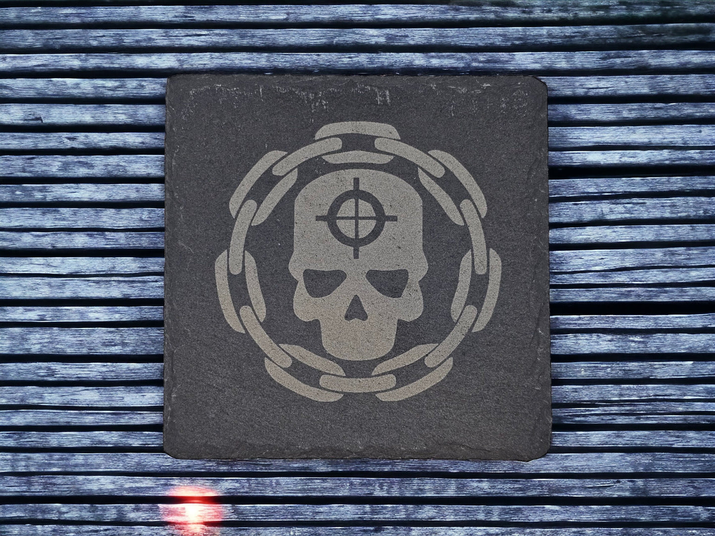 Wasteland Factions Slate Coaster Set (4pc) – Choose Your Allegiance
