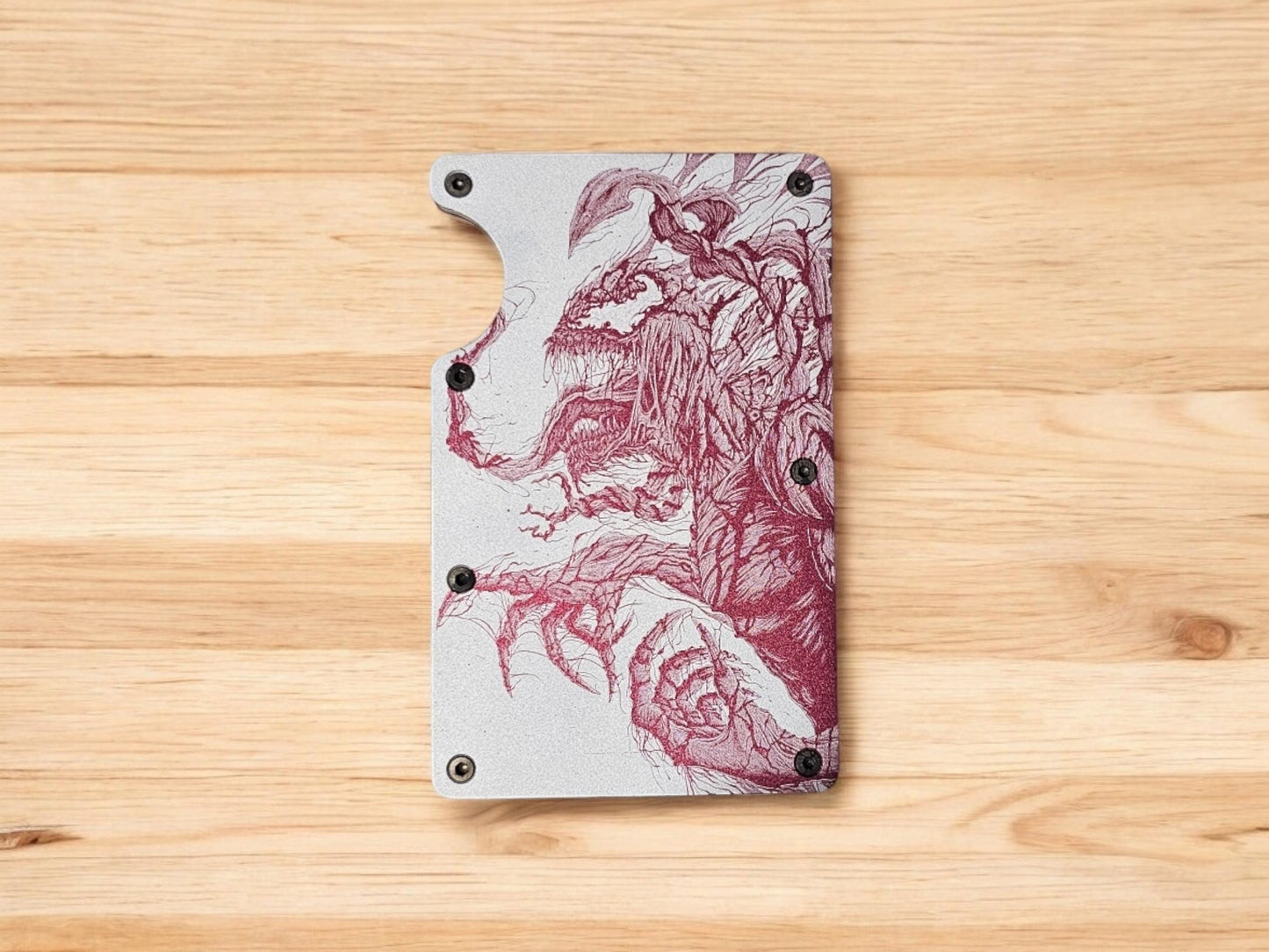Custom Engraved RFID Metal Wallet – Engraved Minimalist Card Holder