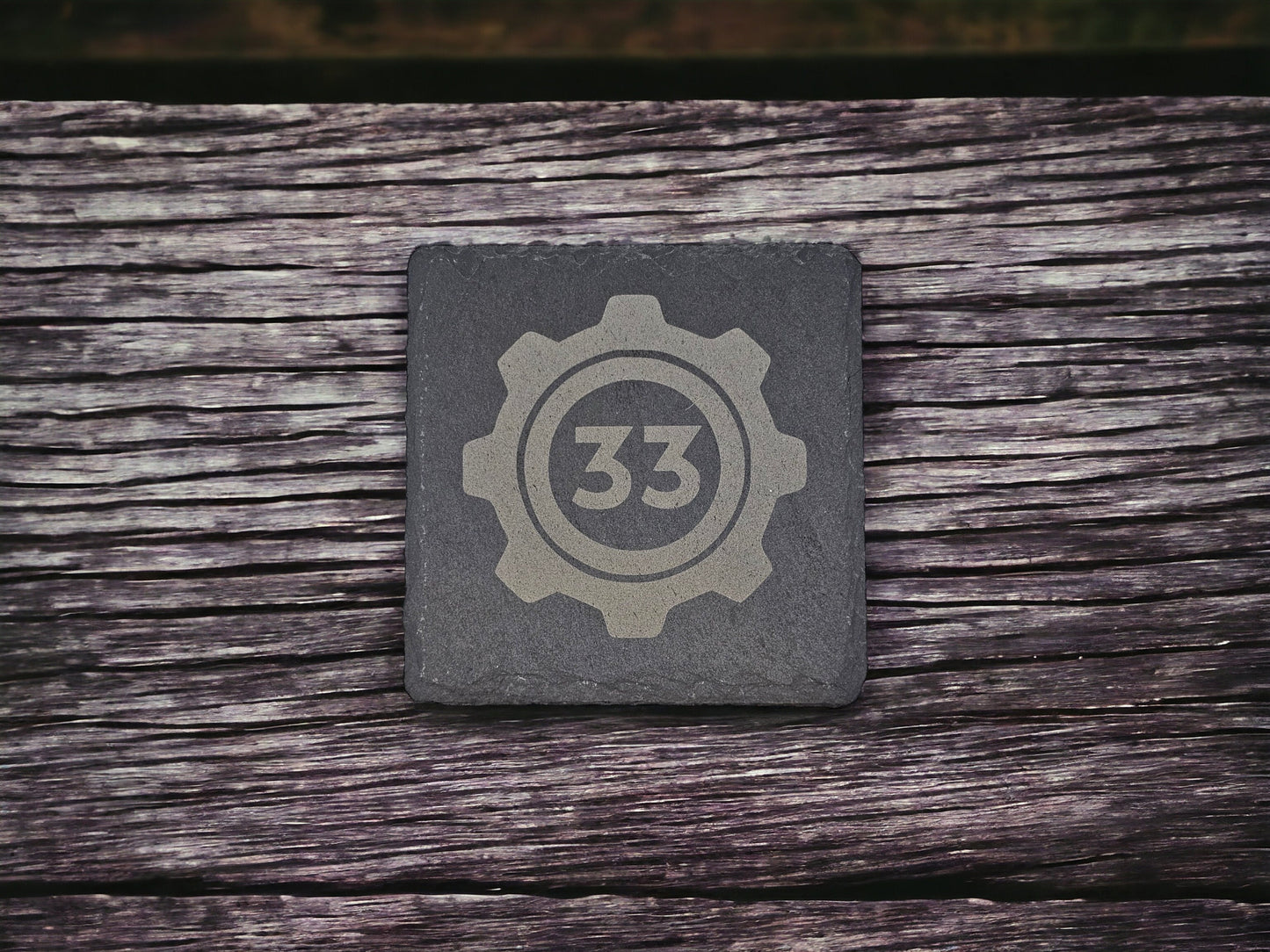Wasteland Factions Slate Coaster Set (4pc) – Choose Your Allegiance