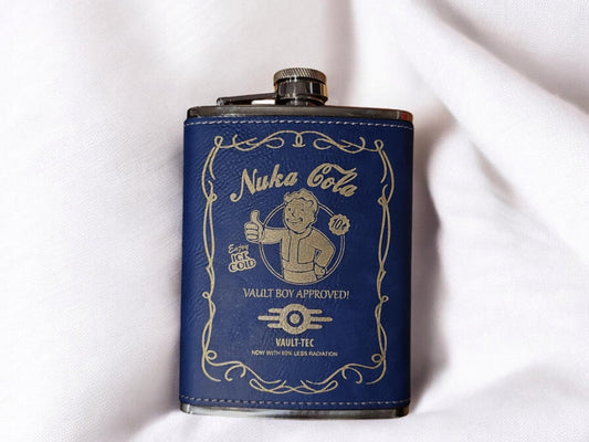 Wasteland Survival 8oz Flask – Rad-Resistant