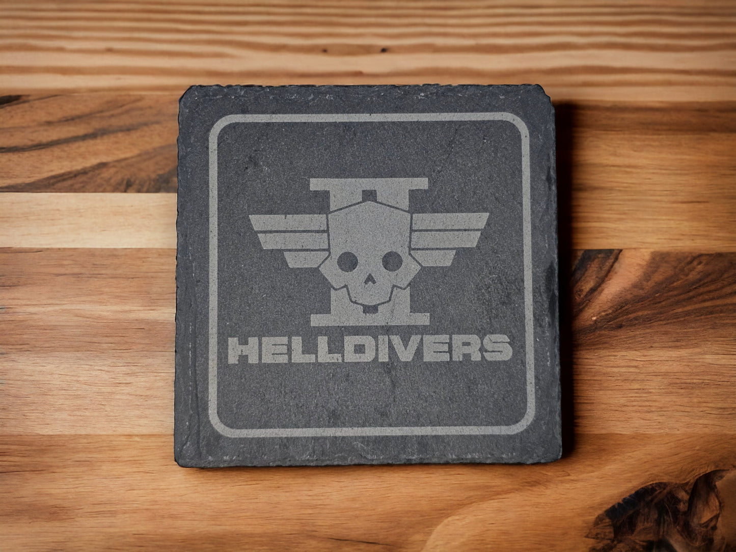 Orbital Strike Slate Coaster Set (5pc) – Serve the Super Earth