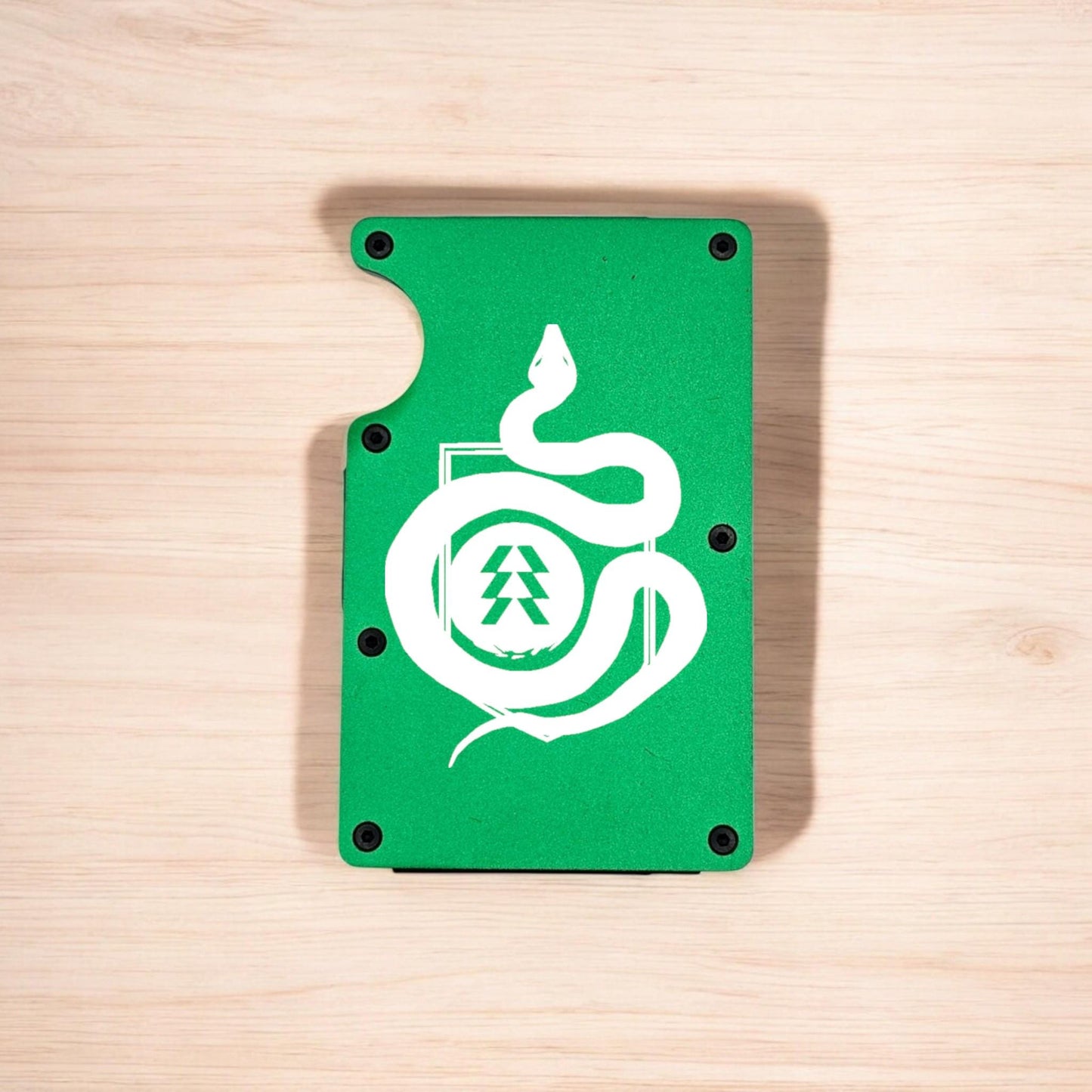 Vanguard Trio RFID Metal Wallet – Engraved Minimalist Card Holder