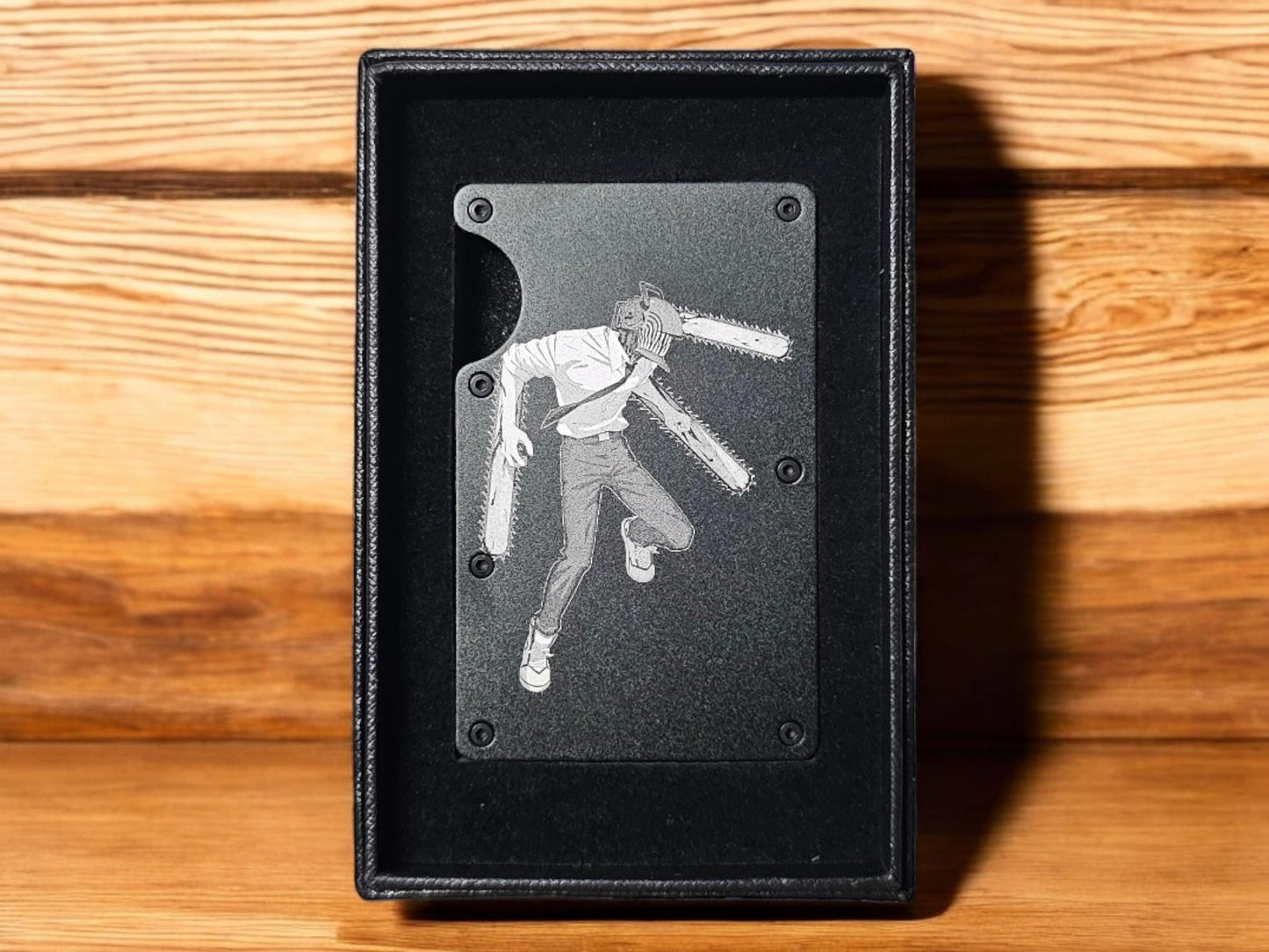 Custom Engraved RFID Metal Wallet – Engraved Minimalist Card Holder