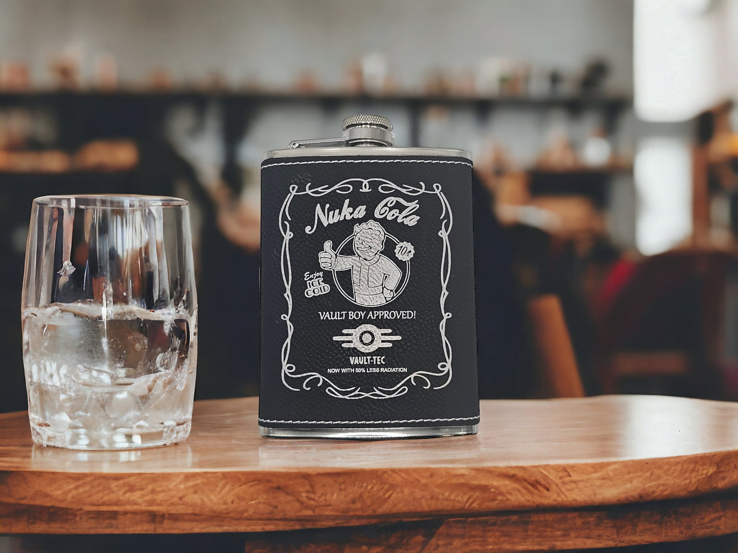 Wasteland Survival 8oz Flask – Rad-Resistant