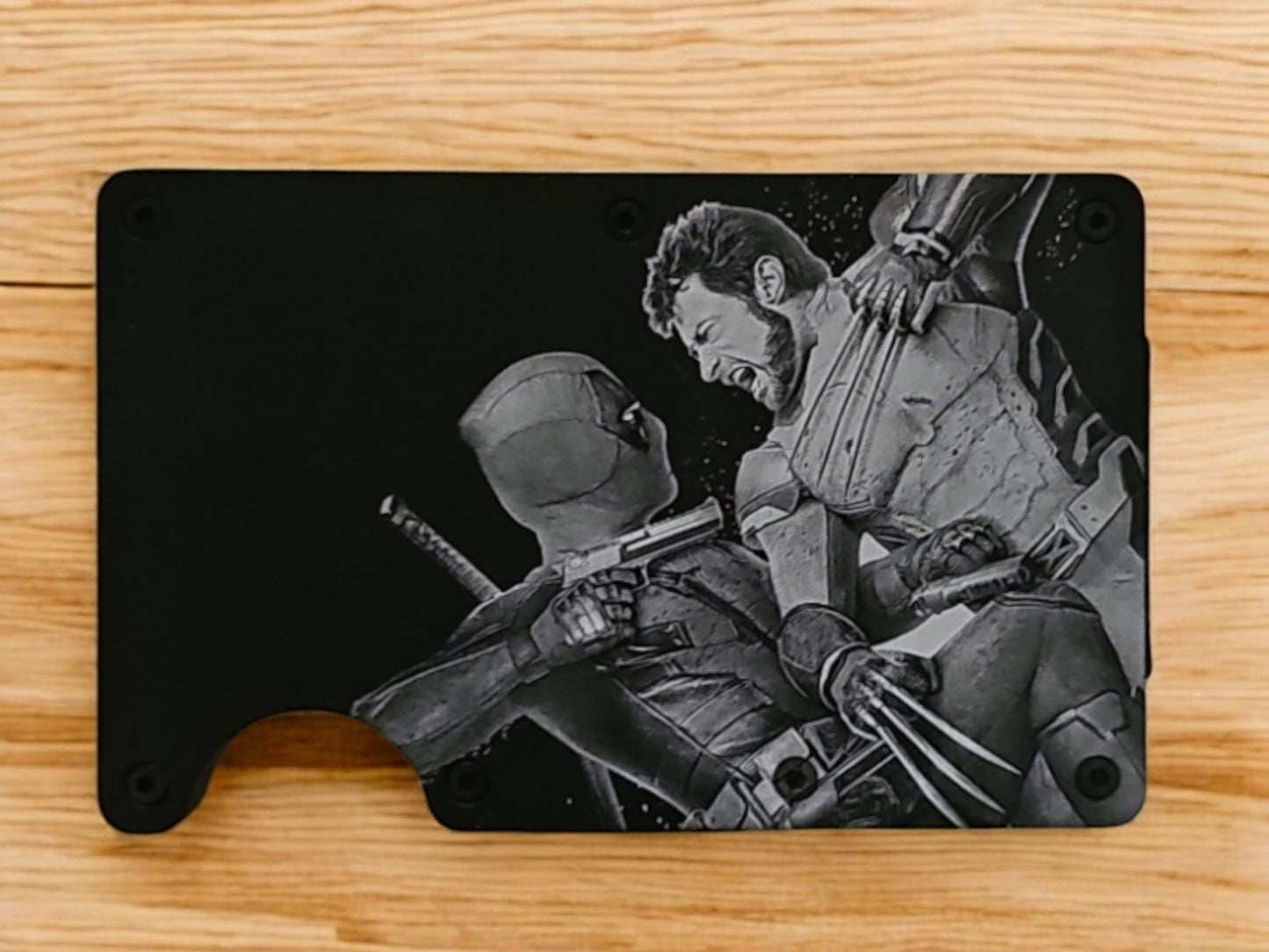Custom Engraved RFID Metal Wallet – Engraved Minimalist Card Holder