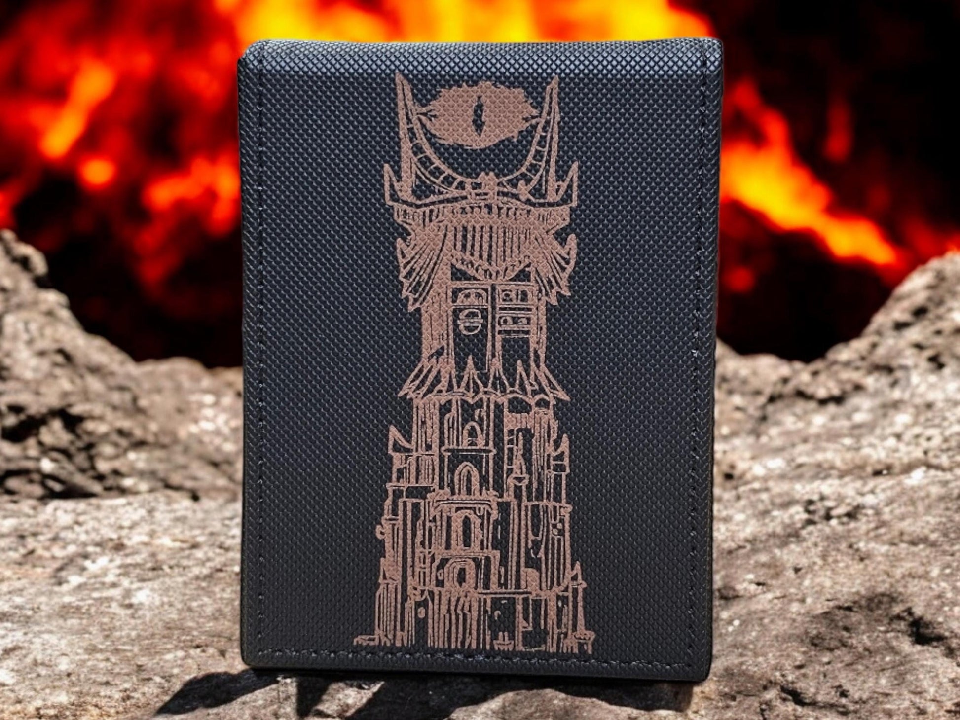 Eye of Sauron LOTR MTG Deck Box - Custom Crossover Design for Magic: The Gathering Cards |Lord of the Rings| TCG |
