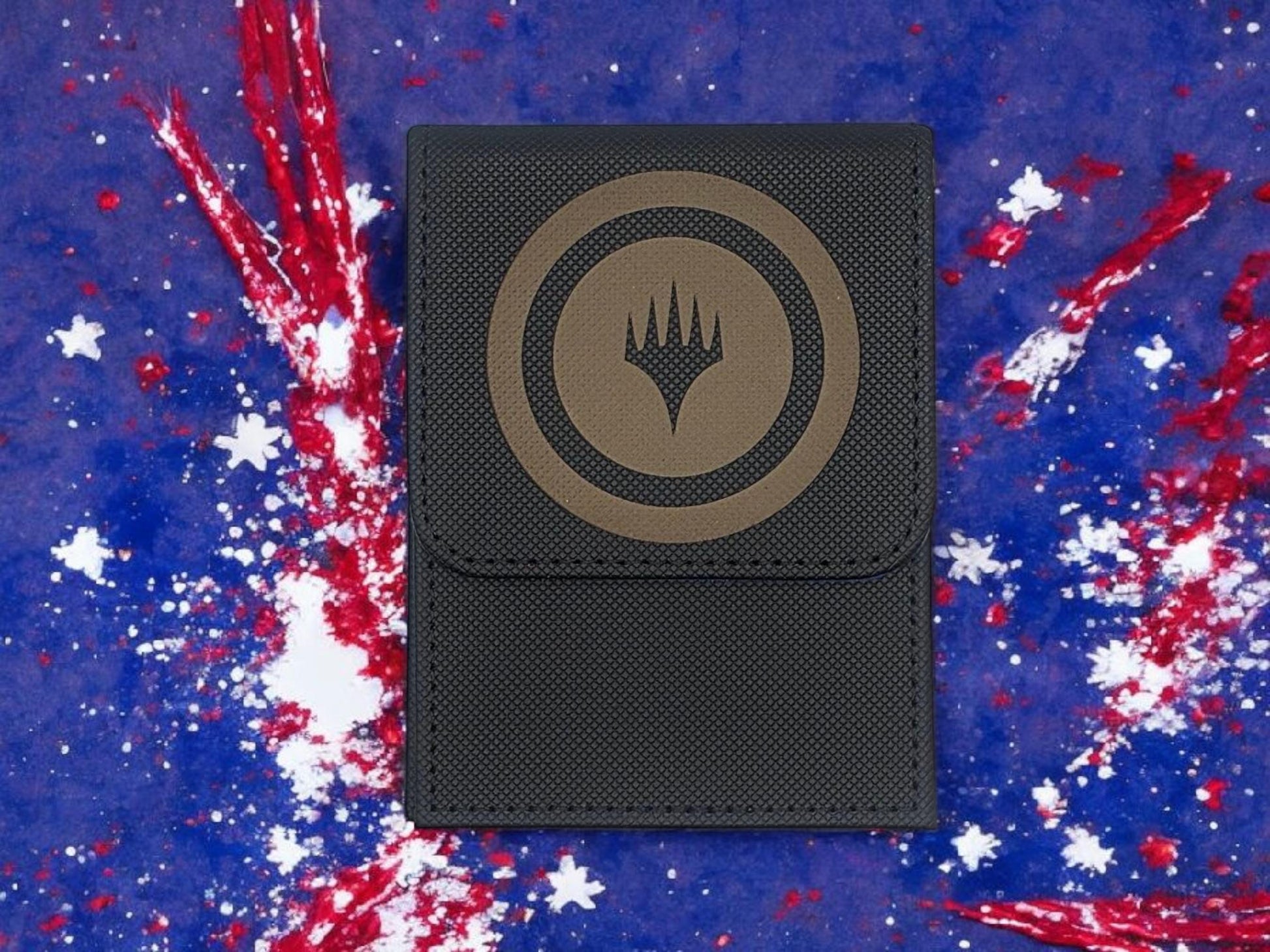 Marvel Captain America V1 MTG Deck Box - Custom Crossover Design for Magic: The Gathering Cards